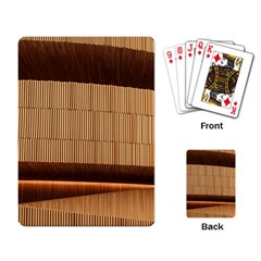 Architecture Art Boxes Brown Playing Cards Single Design (rectangle)