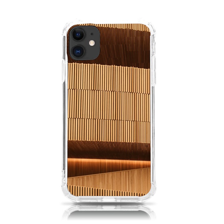 Architecture Art Boxes Brown iPhone 11 TPU UV Print Case