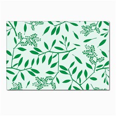 Leaves Foliage Green Wallpaper Postcard 4 x 6  (pkg Of 10) by Amaryn4rt