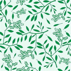 Leaves Foliage Green Wallpaper Play Mat (square) by Amaryn4rt