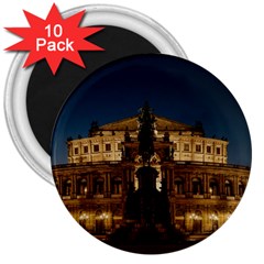 Dresden Semper Opera House 3  Magnets (10 Pack)  by Amaryn4rt