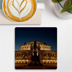 Dresden Semper Opera House Uv Print Square Tile Coaster  by Amaryn4rt