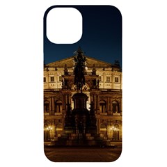 Dresden Semper Opera House Iphone 14 Black Uv Print Case by Amaryn4rt