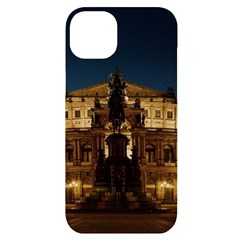 Dresden Semper Opera House Iphone 14 Plus Black Uv Print Case by Amaryn4rt