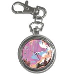 Pink Mountains Grand Canyon Psychedelic Mountain Key Chain Watches Front