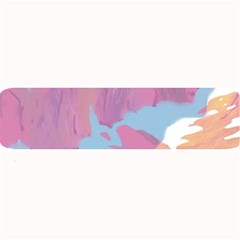 Pink Mountains Grand Canyon Psychedelic Mountain Large Bar Mat by Modalart