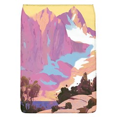 Pink Mountains Grand Canyon Psychedelic Mountain Removable Flap Cover (l) by Modalart