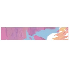 Pink Mountains Grand Canyon Psychedelic Mountain Large Premium Plush Fleece Scarf 