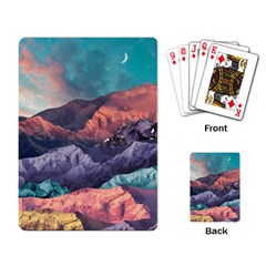 Adventure Psychedelic Mountain Playing Cards Single Design (rectangle)