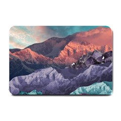 Adventure Psychedelic Mountain Small Doormat