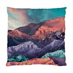 Adventure Psychedelic Mountain Standard Cushion Case (Two Sides) Front