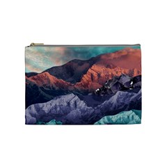 Adventure Psychedelic Mountain Cosmetic Bag (medium)