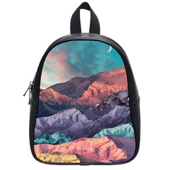 Adventure Psychedelic Mountain School Bag (small)