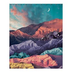 Adventure Psychedelic Mountain Shower Curtain 60  X 72  (medium) 