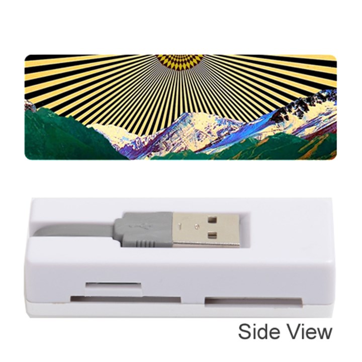 Surreal Art Psychadelic Mountain Memory Card Reader (Stick)