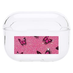 Pink Glitter Butterfly Hard Pc Airpods Pro Case