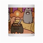 Pusheen Cute Fall The Cat White Mug Center