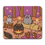 Pusheen Cute Fall The Cat Large Mousepad Front