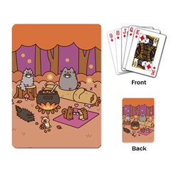 Pusheen Cute Fall The Cat Playing Cards Single Design (rectangle)