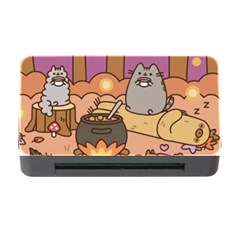 Pusheen Cute Fall The Cat Memory Card Reader With Cf by Modalart