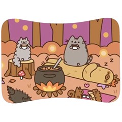 Pusheen Cute Fall The Cat Velour Seat Head Rest Cushion by Modalart