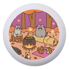 Pusheen Cute Fall The Cat Dento Box With Mirror