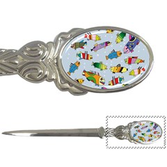 Fish Ocean Sea Water Diving Blue Letter Opener by Modalart