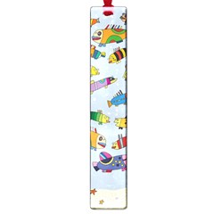 Fish Ocean Sea Water Diving Blue Large Book Marks by Modalart