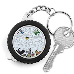 Dog Puzzle Maze Bee Butterfly Measuring Tape by Modalart