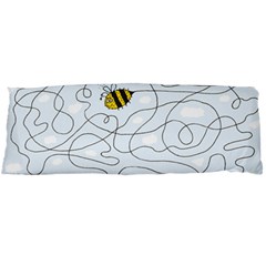 Dog Puzzle Maze Bee Butterfly Body Pillow Case (dakimakura) by Modalart