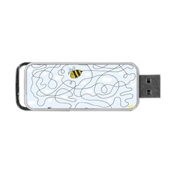 Dog Puzzle Maze Bee Butterfly Portable Usb Flash (one Side) by Modalart