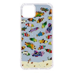 Fish Ocean Sea Water Diving Blue Iphone 14 Plus Tpu Uv Print Case by Modalart