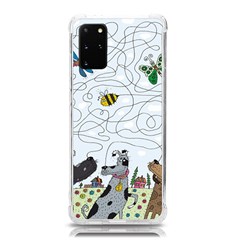 Dog Puzzle Maze Bee Butterfly Samsung Galaxy S20plus 6 7 Inch Tpu Uv Case by Modalart