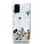 Dog Puzzle Maze Bee Butterfly Samsung Galaxy S20Plus 6.7 Inch TPU UV Case Front