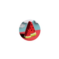 Watermelon Fruit 1  Mini Magnets by Modalart