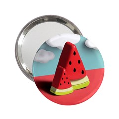 Watermelon Fruit 2.25  Handbag Mirrors