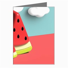 Watermelon Fruit Greeting Card by Modalart