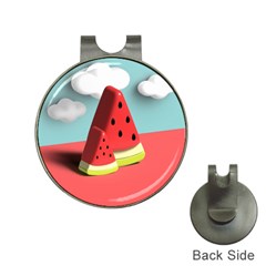 Watermelon Fruit Hat Clips With Golf Markers by Modalart