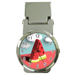 Watermelon Fruit Money Clip Watches