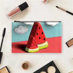 Watermelon Fruit Cosmetic Bag (medium) by Modalart