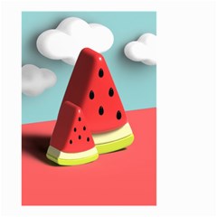 Watermelon Fruit Small Garden Flag (two Sides) by Modalart