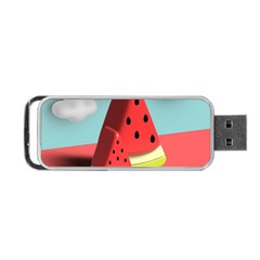 Watermelon Fruit Portable Usb Flash (two Sides) by Modalart