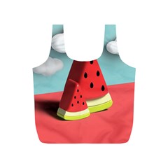 Watermelon Fruit Full Print Recycle Bag (s) by Modalart