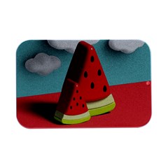 Watermelon Fruit Open Lid Metal Box (silver)  