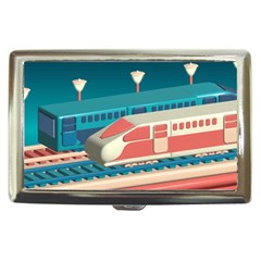 Bridge Transportation Train Toys Cigarette Money Case by Modalart