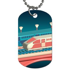 Bridge Transportation Train Toys Dog Tag (two Sides) by Modalart