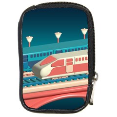 Bridge Transportation Train Toys Compact Camera Leather Case by Modalart