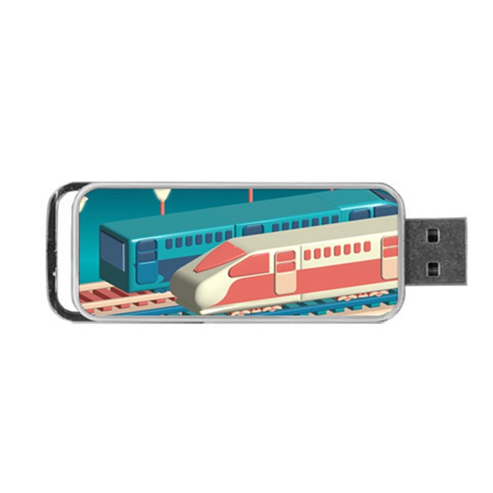 Bridge Transportation Train Toys Portable USB Flash (Two Sides)