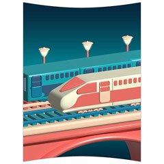 Bridge Transportation Train Toys Back Support Cushion by Modalart