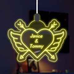 Happy Valentine - LED Acrylic Ornament